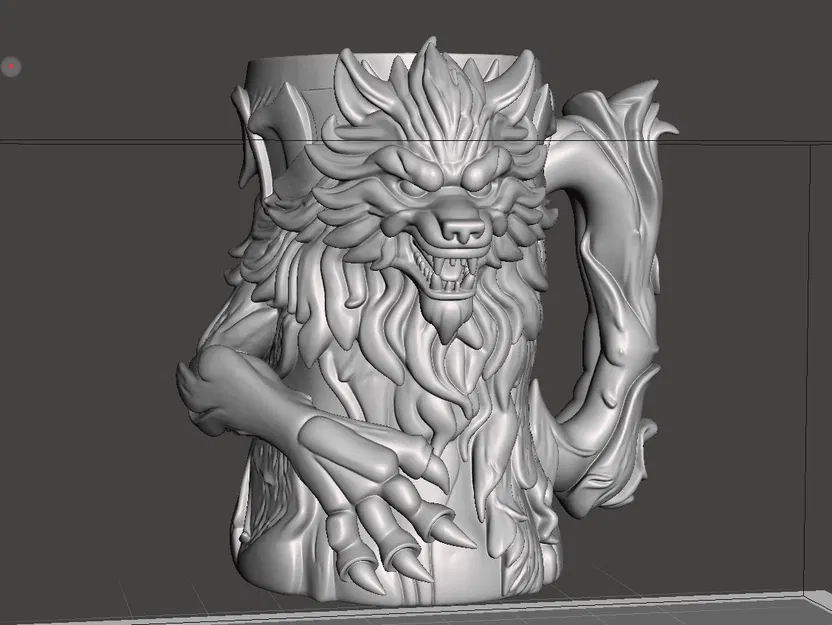 Giá Đỡ Lon / Cốc Bia Hình Người Sói - Image 4