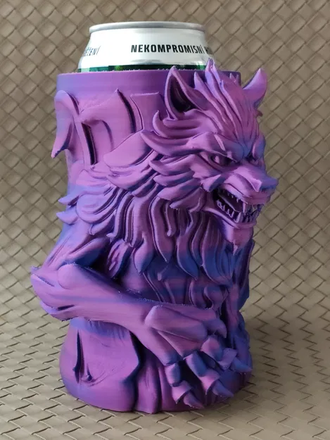 Giá Đỡ Lon / Cốc Bia Hình Người Sói - Image 7