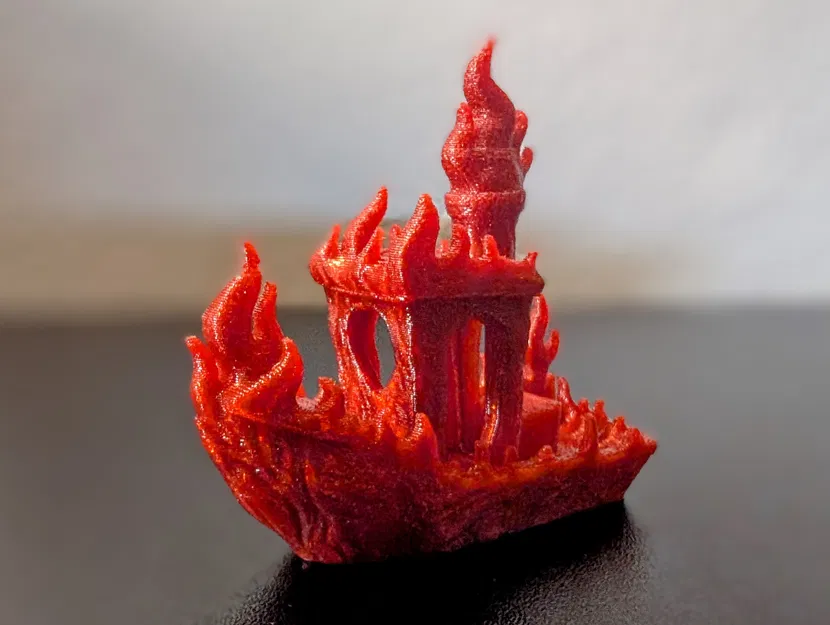 Flame Benchy – Con Tàu Thử Nghiệm Bốc Cháy - Image 2