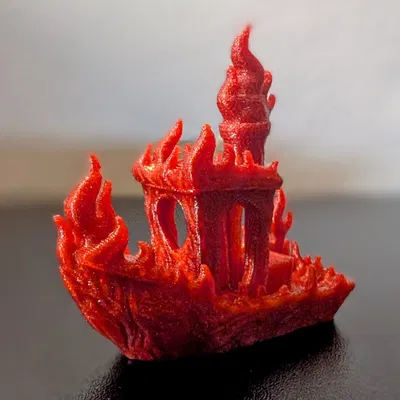 Flame Benchy – Con Tàu Thử Nghiệm Bốc Cháy
