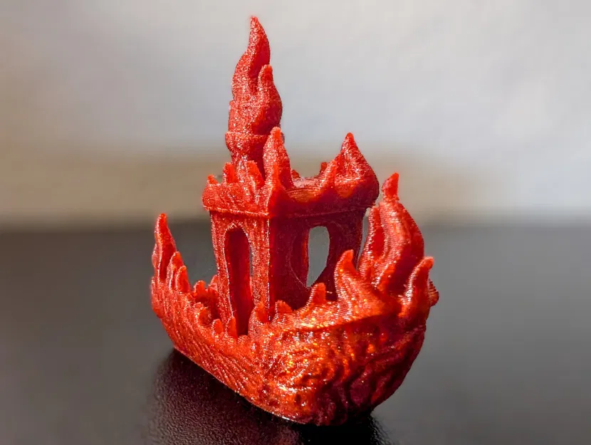 Flame Benchy – Con Tàu Thử Nghiệm Bốc Cháy - Image 3