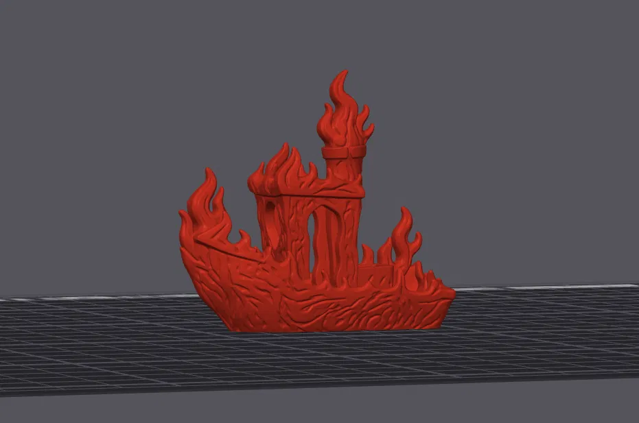 Flame Benchy – Con Tàu Thử Nghiệm Bốc Cháy - Image 4