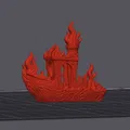 Flame Benchy – Con Tàu Thử Nghiệm Bốc Cháy - Thumbnail 4