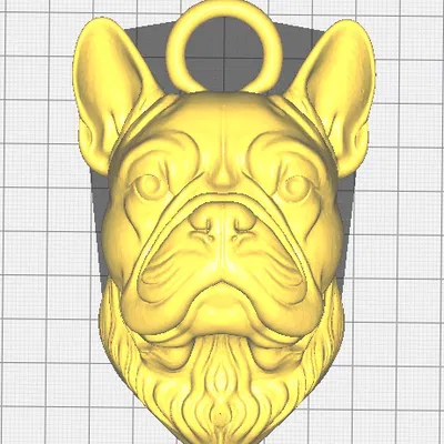 Móc khóa Bulldog Pháp