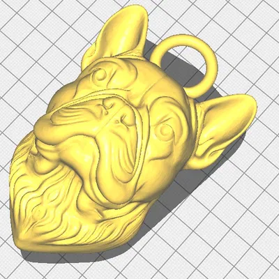 Móc khóa Bulldog Pháp