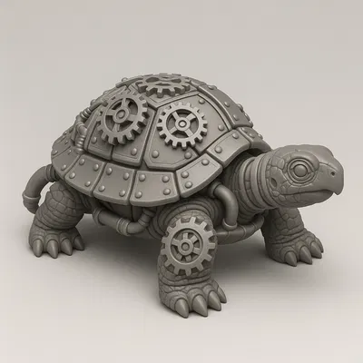 Rùa Cơ Khí Phong Cách Steampunk