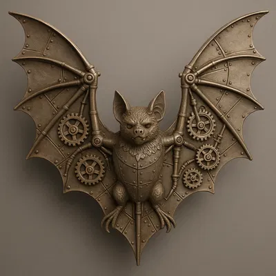 Dơi Cơ Khí Phong Cách Steampunk