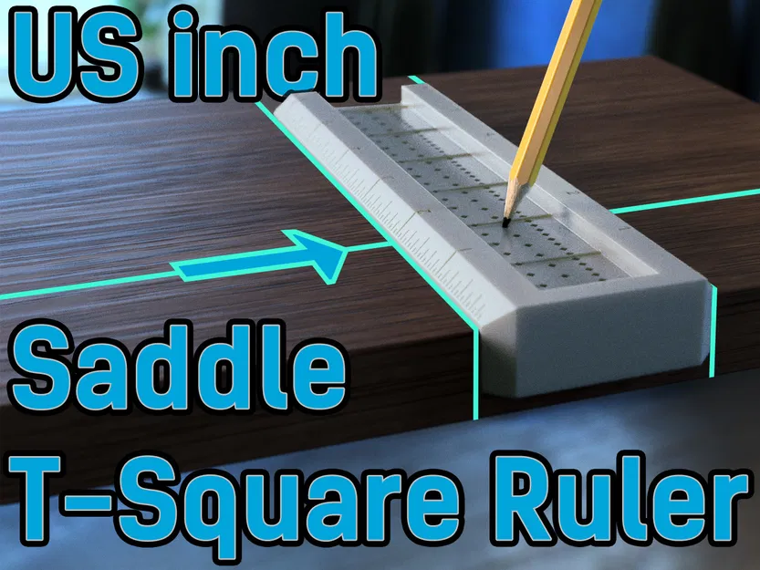 Thước Vuông Yên Ngựa Có Lỗ Đánh Dấu Cho Mộc Dùng Inch - Image 1