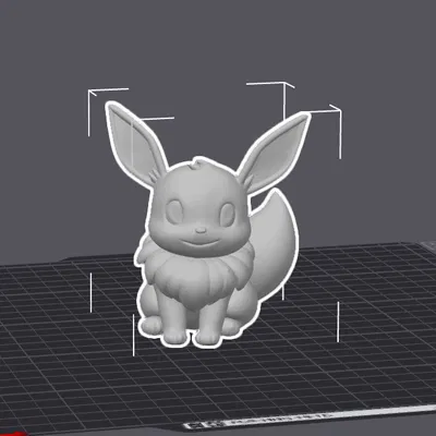 Mô hình 3D Pokemon Evoli