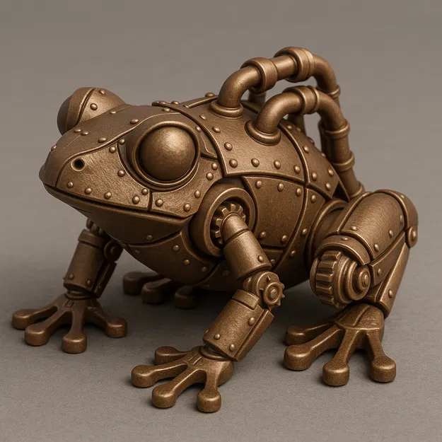 Ếch Cơ Khí Phong Cách Steampunk - Image 1