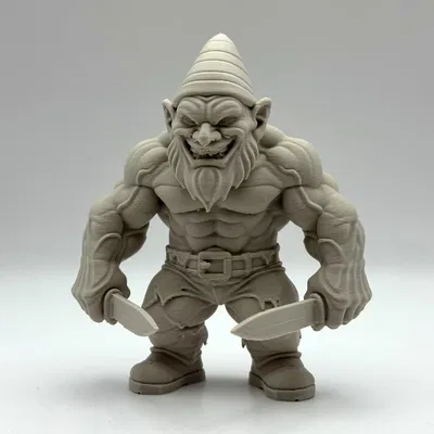 Chú Lùn Sát Thủ Dao – Đồ Trang Trí Khu Vườn Đầy Nguy Hiểm