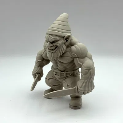 Chú Lùn Sát Thủ Dao – Đồ Trang Trí Khu Vườn Đầy Nguy Hiểm