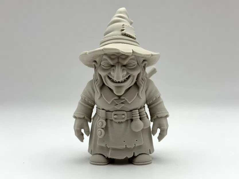 Tượng Phù Thủy Ác – Mô Hình Trang Trí Halloween Ma Quái - Image 1