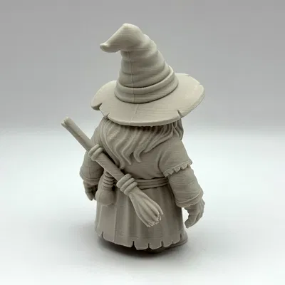 Tượng Phù Thủy Ác – Mô Hình Trang Trí Halloween Ma Quái