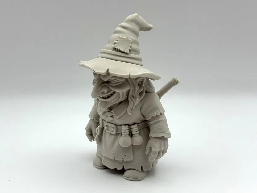 Tượng Phù Thủy Ác – Mô Hình Trang Trí Halloween Ma Quái - Image 4