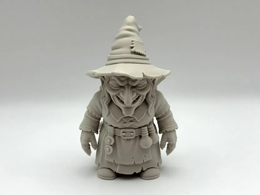 Tượng Phù Thủy Ác – Mô Hình Trang Trí Halloween Ma Quái - Image 6