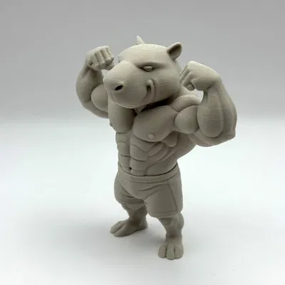 Capybara 6 múi – Tượng Trang Trí Độc Đáo