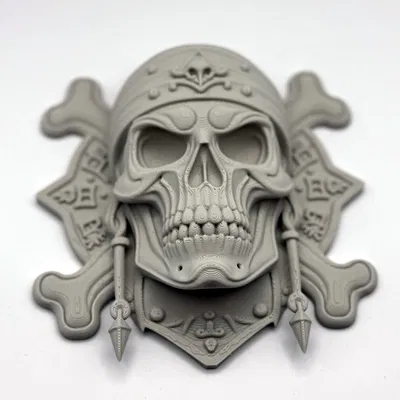 Trang Trí Tường Hình Bộ Xương Cướp Biển Độc Đáo