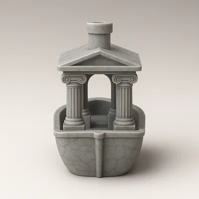 Thuyền Benchy Kiến Trúc Hy Lạp