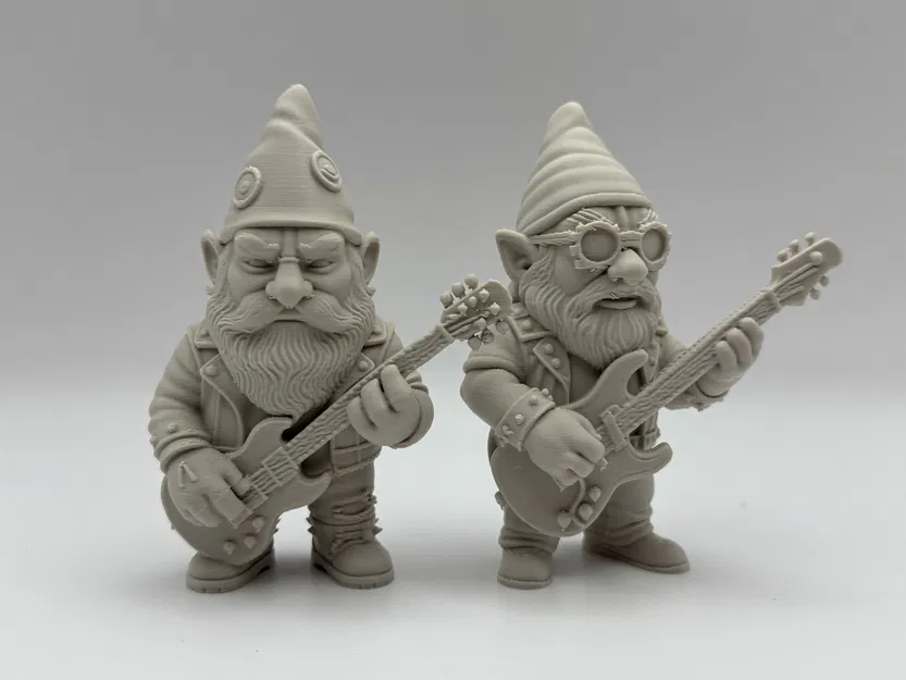 Cặp Gnome Chơi Guitar – Trang Trí Vườn Độc Đáo - Image 1