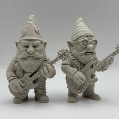 Cặp Gnome Chơi Guitar – Trang Trí Vườn Độc Đáo