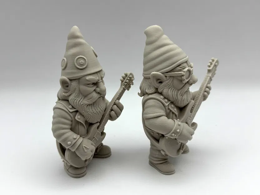 Cặp Gnome Chơi Guitar – Trang Trí Vườn Độc Đáo - Image 4