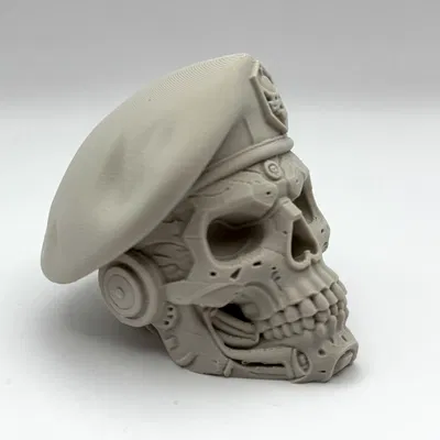 Mũ Beret Cyber – Tượng Đầu Lâu Chiến Thuật