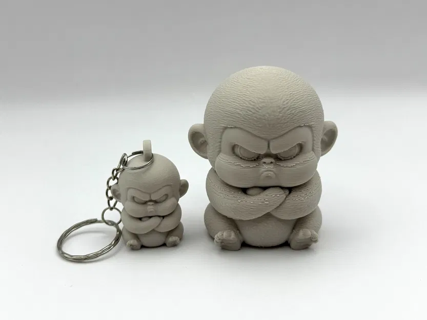 Khỉ Mặt Nhăn Kèm Móc Khóa - Image 1