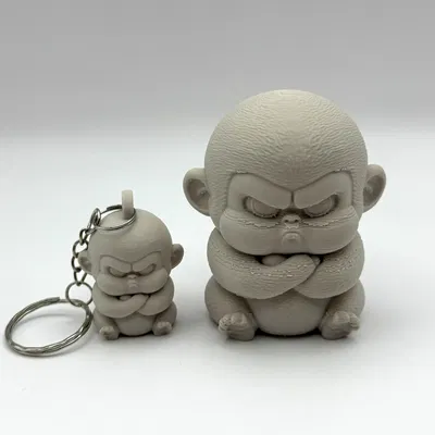 Khỉ Mặt Nhăn Kèm Móc Khóa