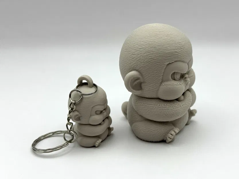 Khỉ Mặt Nhăn Kèm Móc Khóa - Image 2