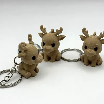 Móc Khóa Nai Nhỏ Xinh Xắn