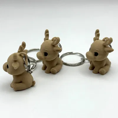 Móc Khóa Nai Nhỏ Xinh Xắn