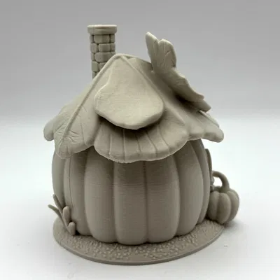 Mô Hình Nhà Cổ Tích Bí Ngô - Pumpkin Fairy Cottage
