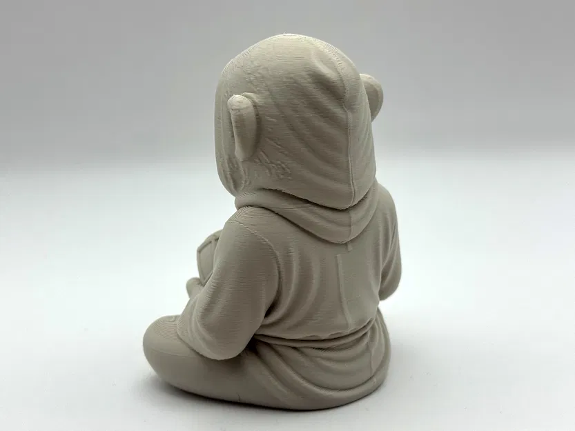 Chú Khỉ Chơi Trống - Tượng Trang Trí Thiền Định - Image 2