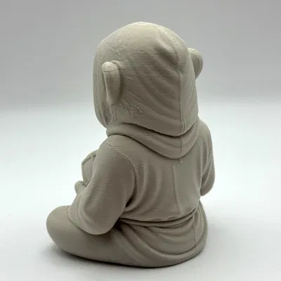 Chú Khỉ Chơi Trống - Tượng Trang Trí Thiền Định