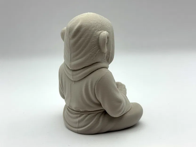 Chú Khỉ Chơi Trống - Tượng Trang Trí Thiền Định - Image 3