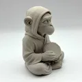 Chú Khỉ Chơi Trống - Tượng Trang Trí Thiền Định - Thumbnail 5