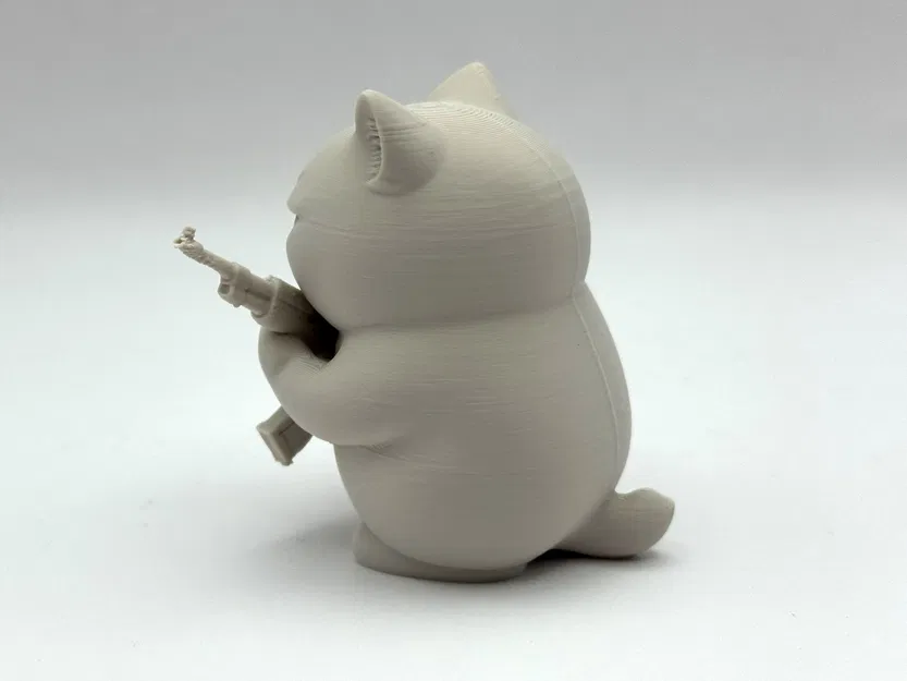 Mèo Cáu Kỉnh Cầm Súng - Image 3