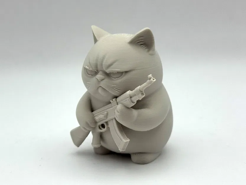 Mèo Cáu Kỉnh Cầm Súng - Image 5