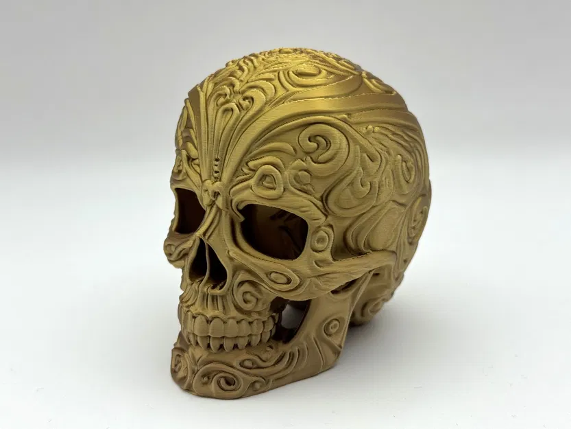 Tượng Đầu Lâu Chạm Khắc – Trang Trí Độc Đáo - Image 1