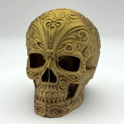 Tượng Đầu Lâu Chạm Khắc – Trang Trí Độc Đáo