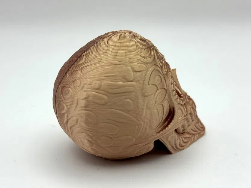 Mô Hình 3D Đầu Lâu Đường Hoa - Image 3