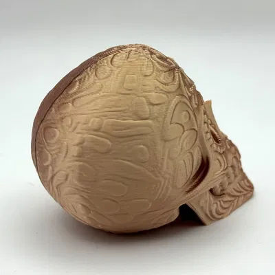 Mô Hình 3D Đầu Lâu Đường Hoa