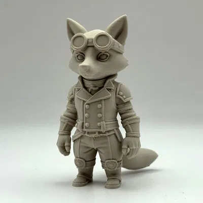 Mô Hình Cáo Phong Cách Steampunk