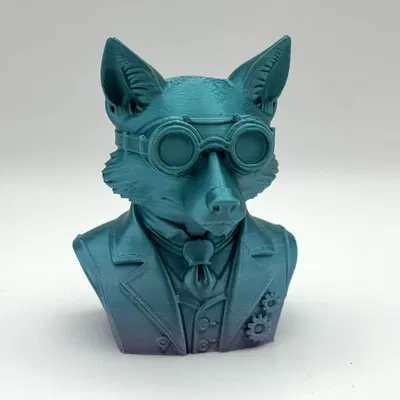 Tượng Thợ Săn Cáo Phong Cách Steampunk