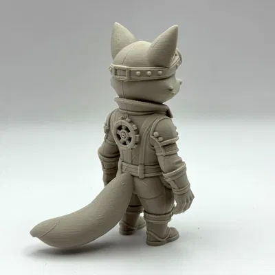 Mô Hình Cáo Phong Cách Steampunk