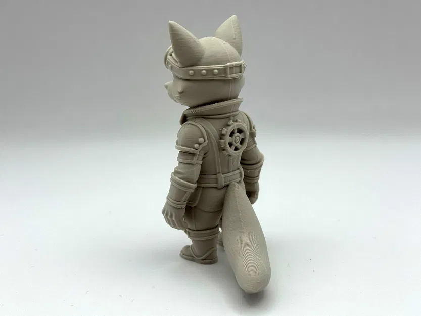 Mô Hình Cáo Phong Cách Steampunk - Image 4