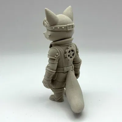 Mô Hình Cáo Phong Cách Steampunk