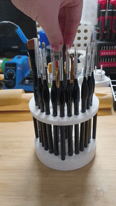 Giá Cắm Cọ Vẽ Xoay