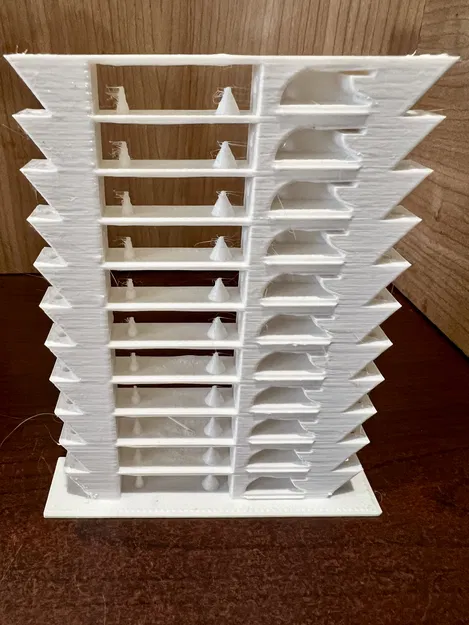 Máy in 3D: Tháp nhiệt độ tham số tùy chỉnh với OpenSCAD - Image 2